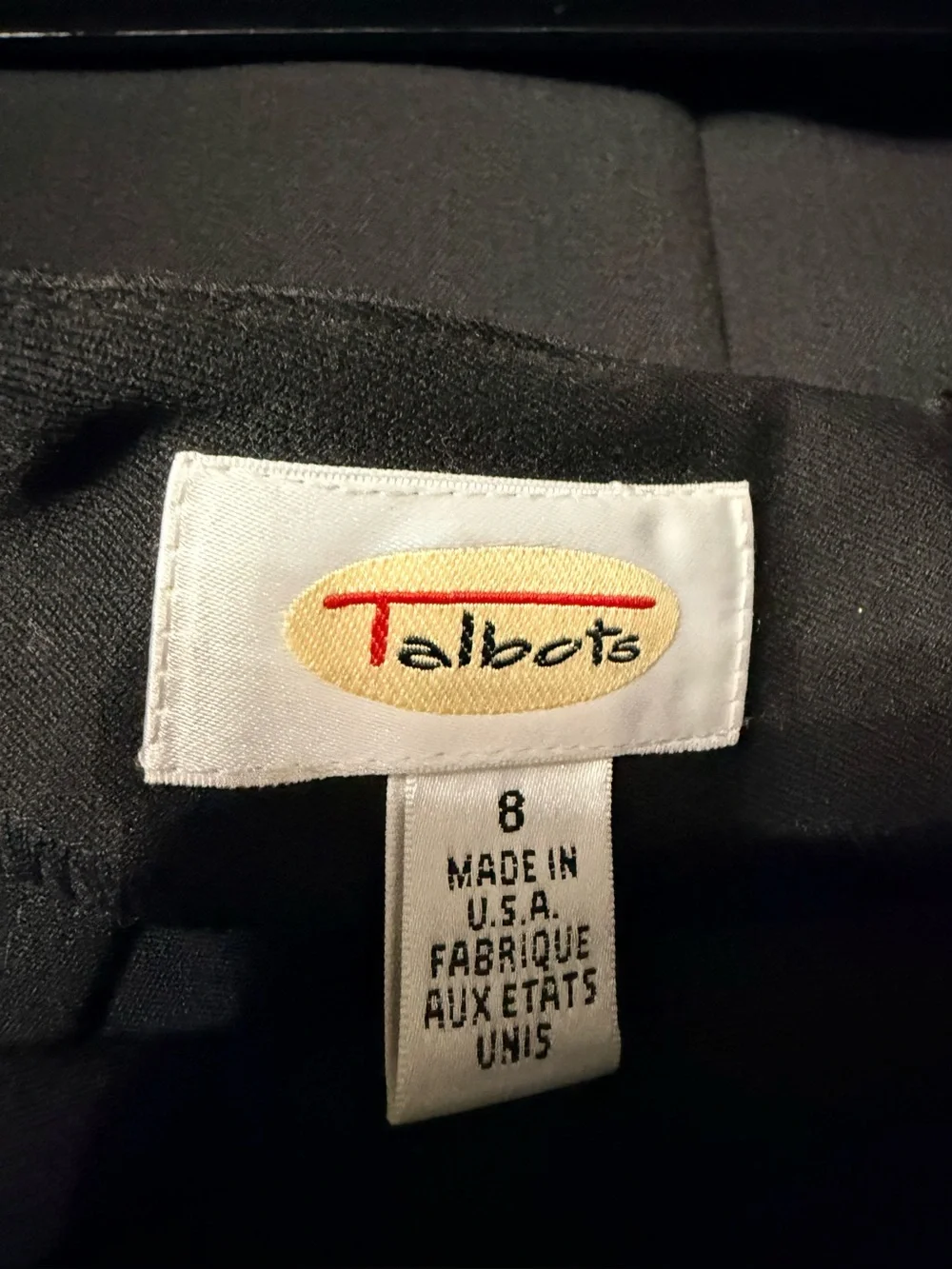 Talbots Classic Black Pencil Skirt - Women's Tailored Workwear